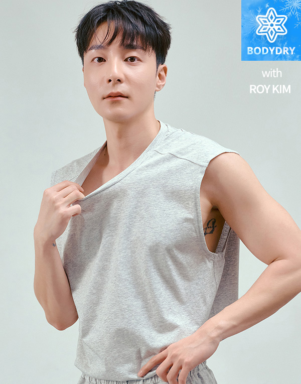 보디드라이 데일리쿨링 남탱탑: 기능성 이너웨어의 현재 판매 구성을 보여 준다. BYC 보디드라이 데일리쿨링 남탱탑 제품 이미지