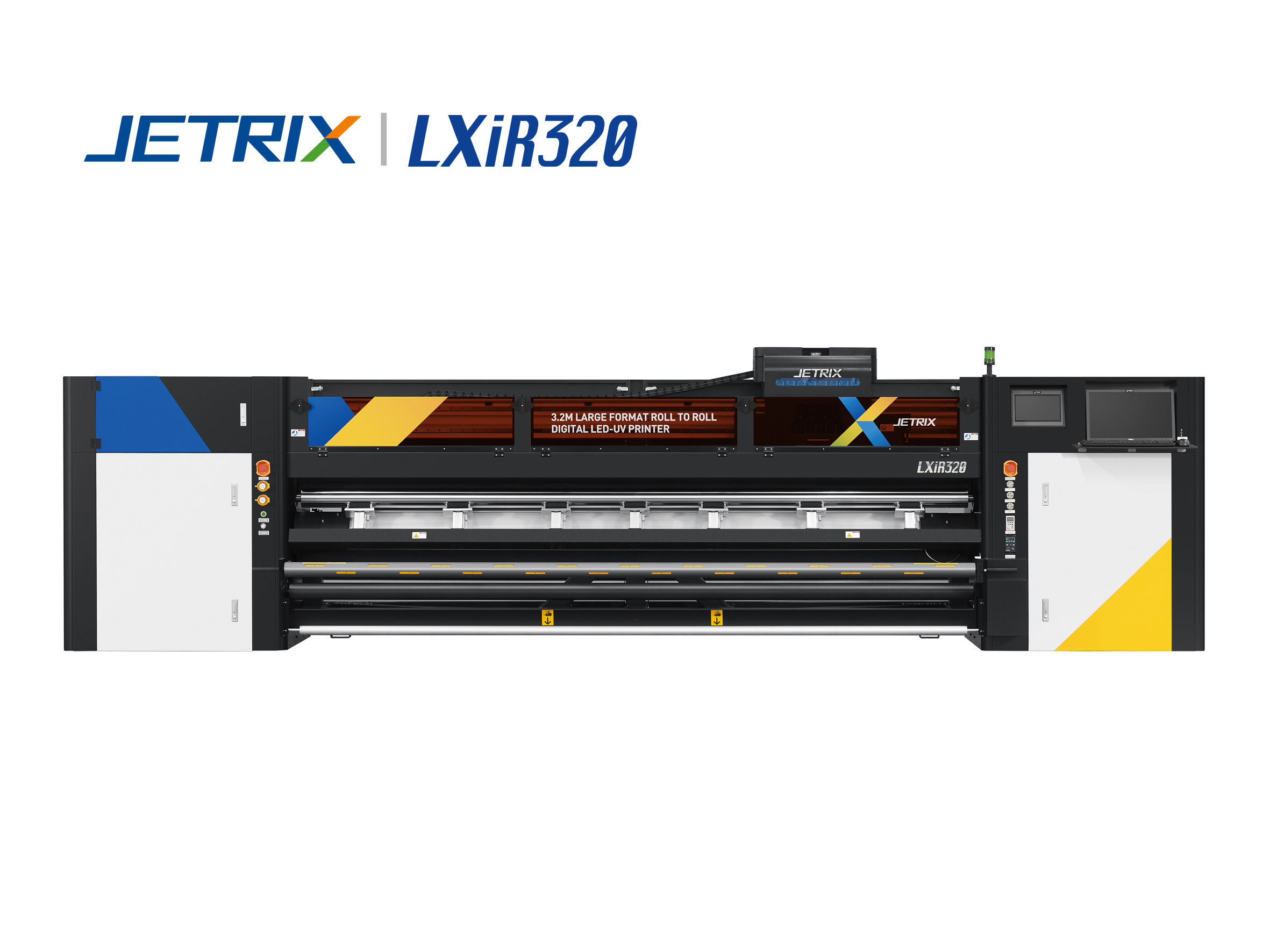 JETRIX LXiR320 롤투롤 디지털 LED-UV 프린터 JETRIX LXiR320 대형 롤투롤 디지털 LED-UV 프린터