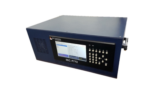 ETC-7772 OLED 검사·에이징 장비 화면과 다수의 제어 버튼을 갖춘 ETC-7772 랙형 검사 장비