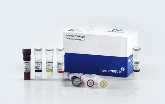 HPV 29종 동시 유전형 검사를 설명하는 NeoPlex 제품 이미지 NeoPlex HPV29 Detection 제품 이미지