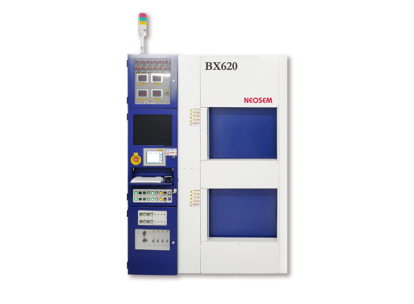 BX620 High Speed Memory Burn-in Tester BX620 표기가 있는 파란색·흰색 메모리 번인 시험 장비 전면